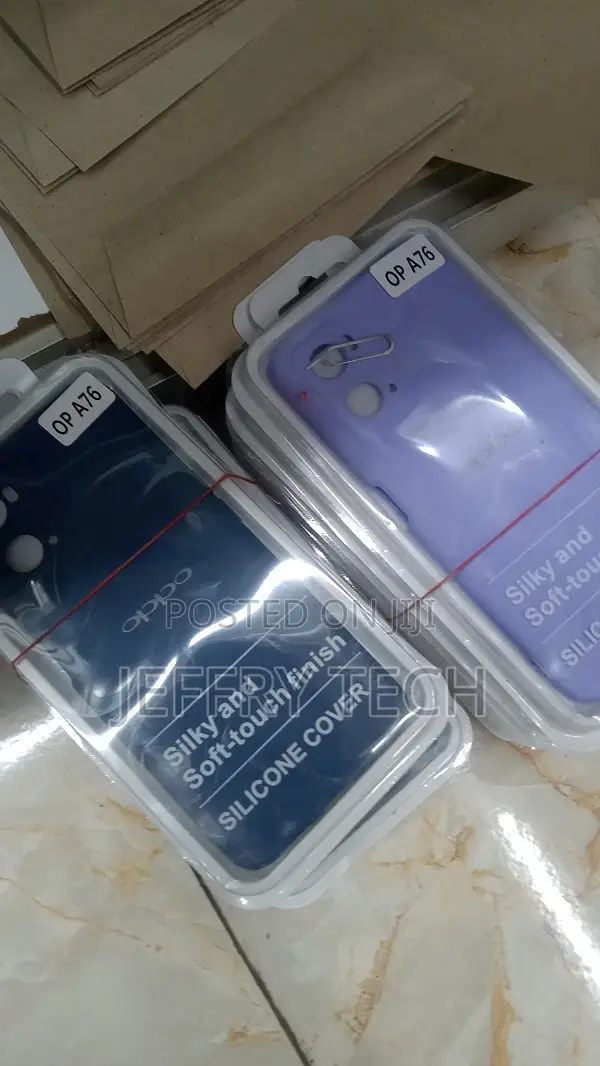 Oppo A76 4g Soft Silicon Back Case- Black