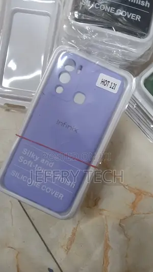 Infinix Hot 12 Liquid Silicone Soft Gel Rubber Shockproof Co