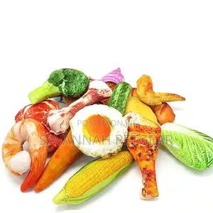 Italian Buffet Squeaky Chew Toys for Dogs Cats