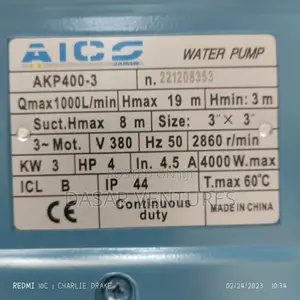 Booster Pump 4HP