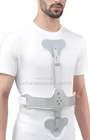 Tynor Ash Brace (Hyper Extension Brace), Silver, 1 Set M, L