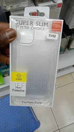For iPhone 14 Pro Max/14 Plus 5G Clear Shockproof Phone Case