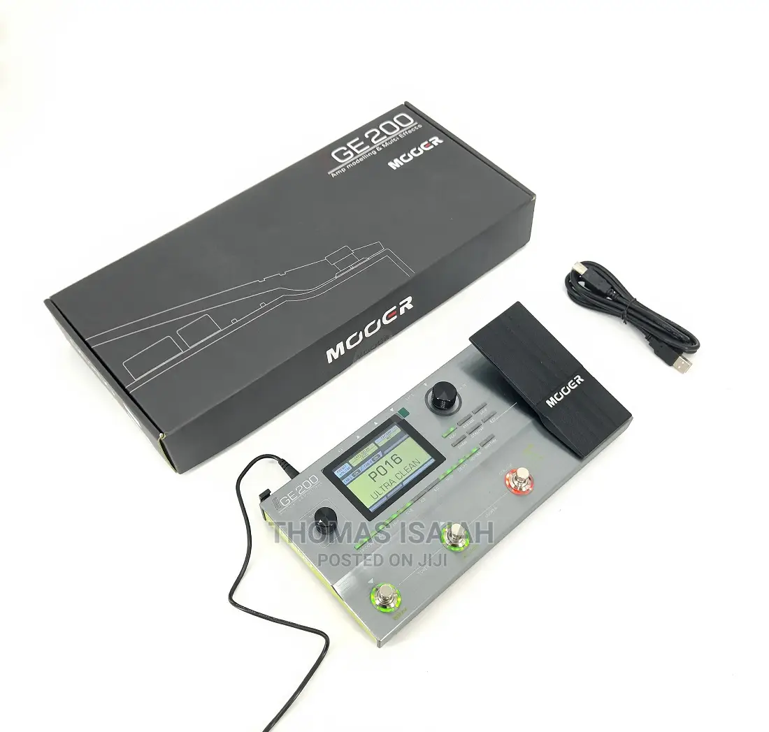MOOER GE200 Guitar Amp Modelling Multi Effects Pedal