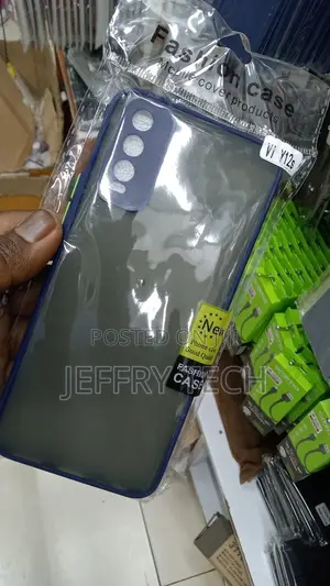 Vivo Y12s Smoke Silicone Matte Back Cover