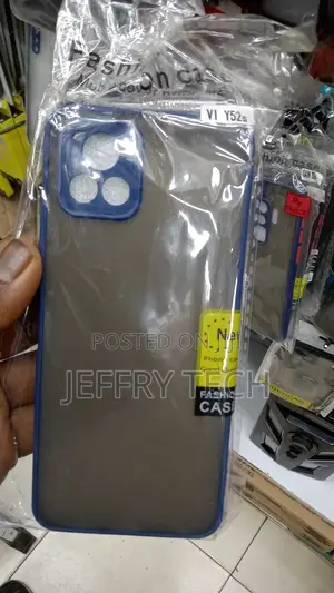 Smoke Back Cover for Vivo Y52s 5G Smoke Translucent Shock Pr