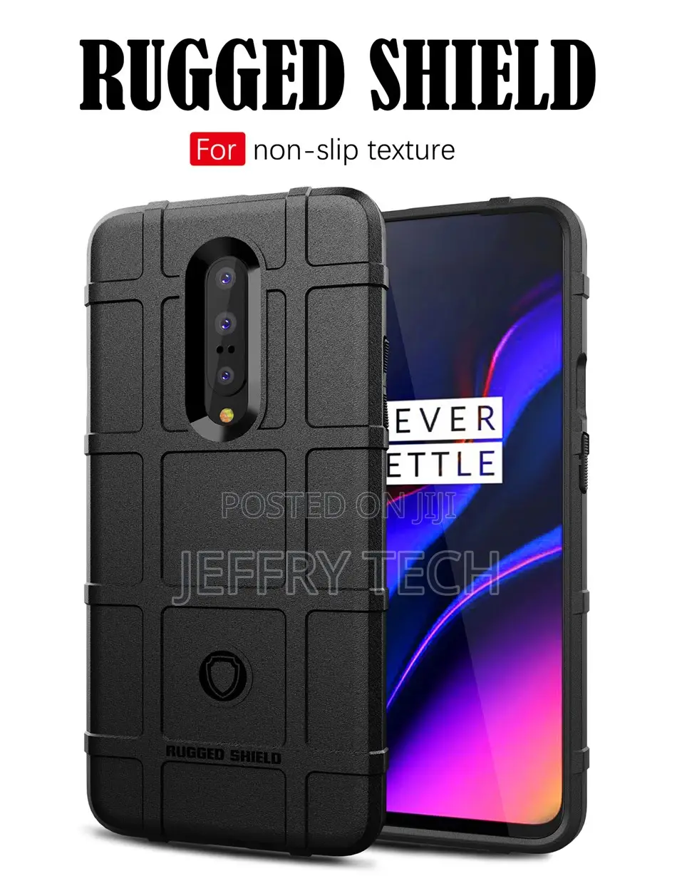 Rugged Shield Silicone Case for Oneplus 7