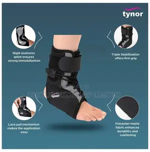 Tynor D-02 Ankle Brace Child Black
