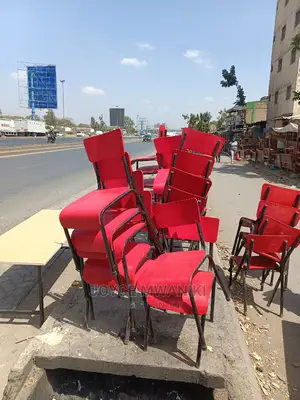 School Chairs Red in Colour.