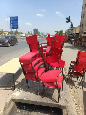 School Chairs Red in Colour.