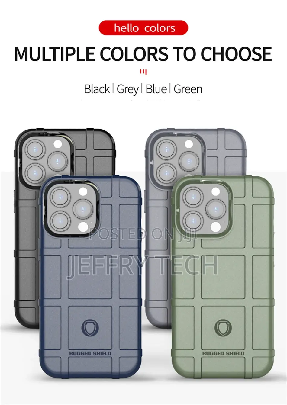 Armor Case for iPhone 14 Pro Max Soft Bumper Rugged Shield