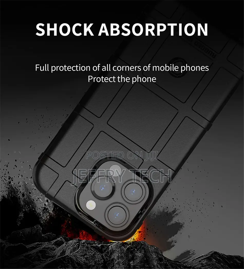 Armor Case for iPhone 14 Pro Max Soft Bumper Rugged Shield