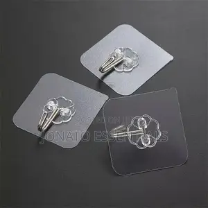 10 Piece Multipurpose Hooks, Wall Mounted Adhesive Hooks