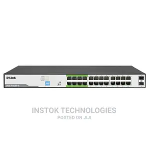 D-Link Dgs-F1026p-E 250M 24-Port 1000mbps Poe Switch With 2