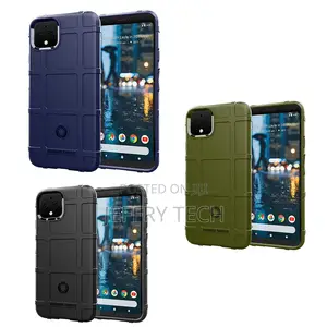 Film Glass+Case Cover Rugged Shield for Google Pixel 4