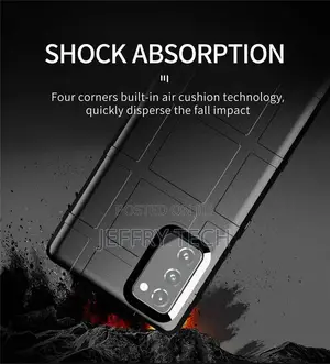 Case SAMSUNG GALAXY NOTE 10 Plus Armored Rugged Square Black