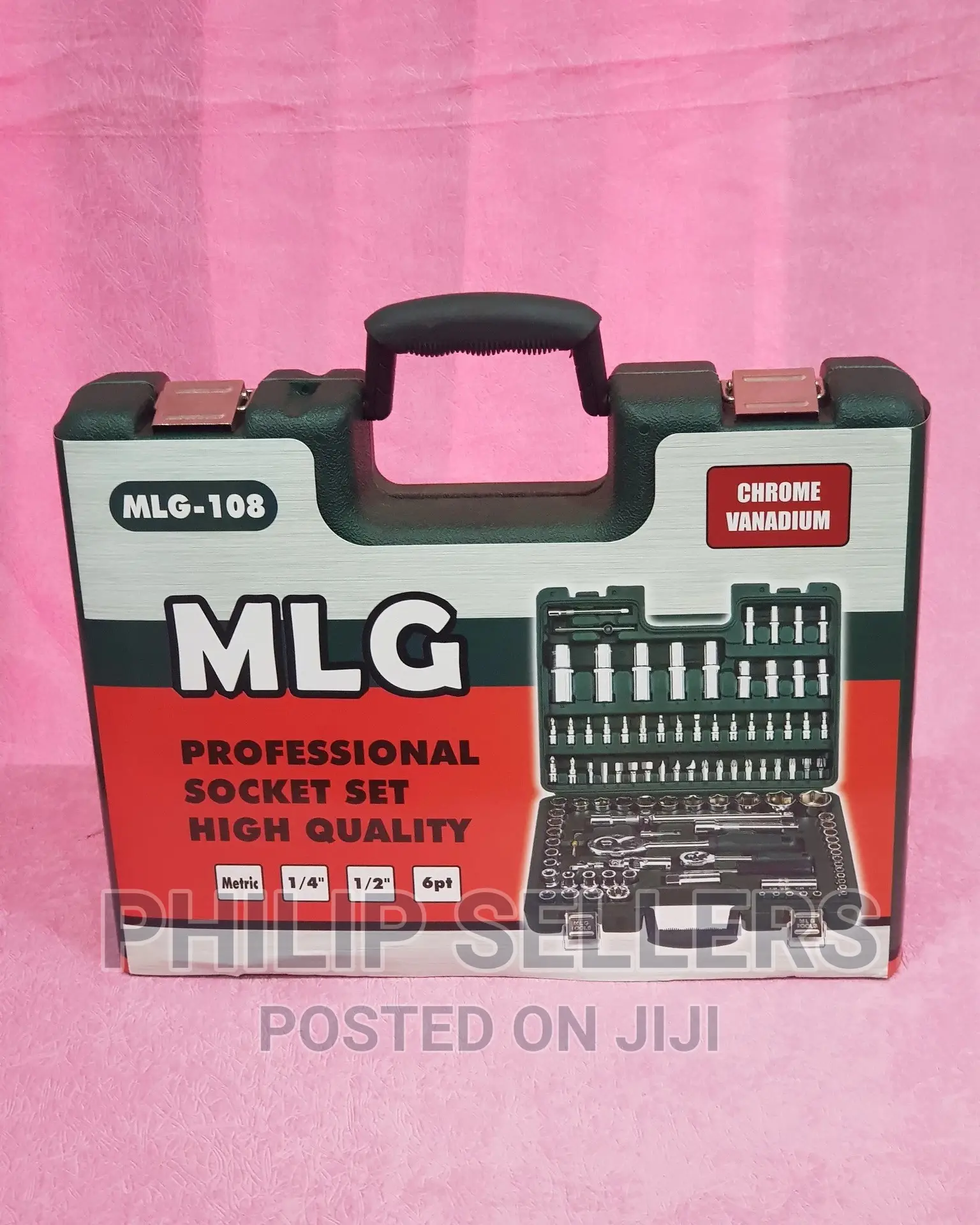 Vanadium Socket Wrench Set Tool Kit With Plastic Box