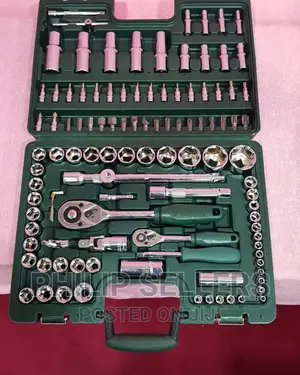 Vanadium Socket Wrench Set Tool Kit With Plastic Box