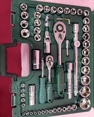 Vanadium Socket Wrench Set Tool Kit With Plastic Box