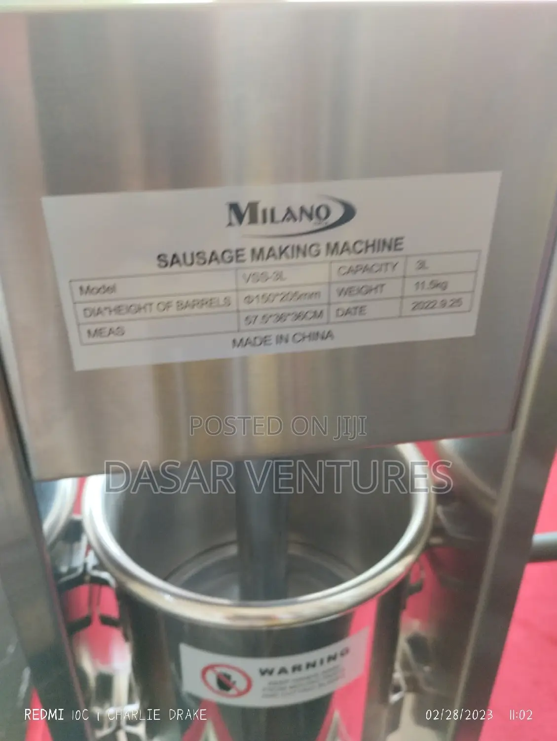 Meat Mincer 3litres