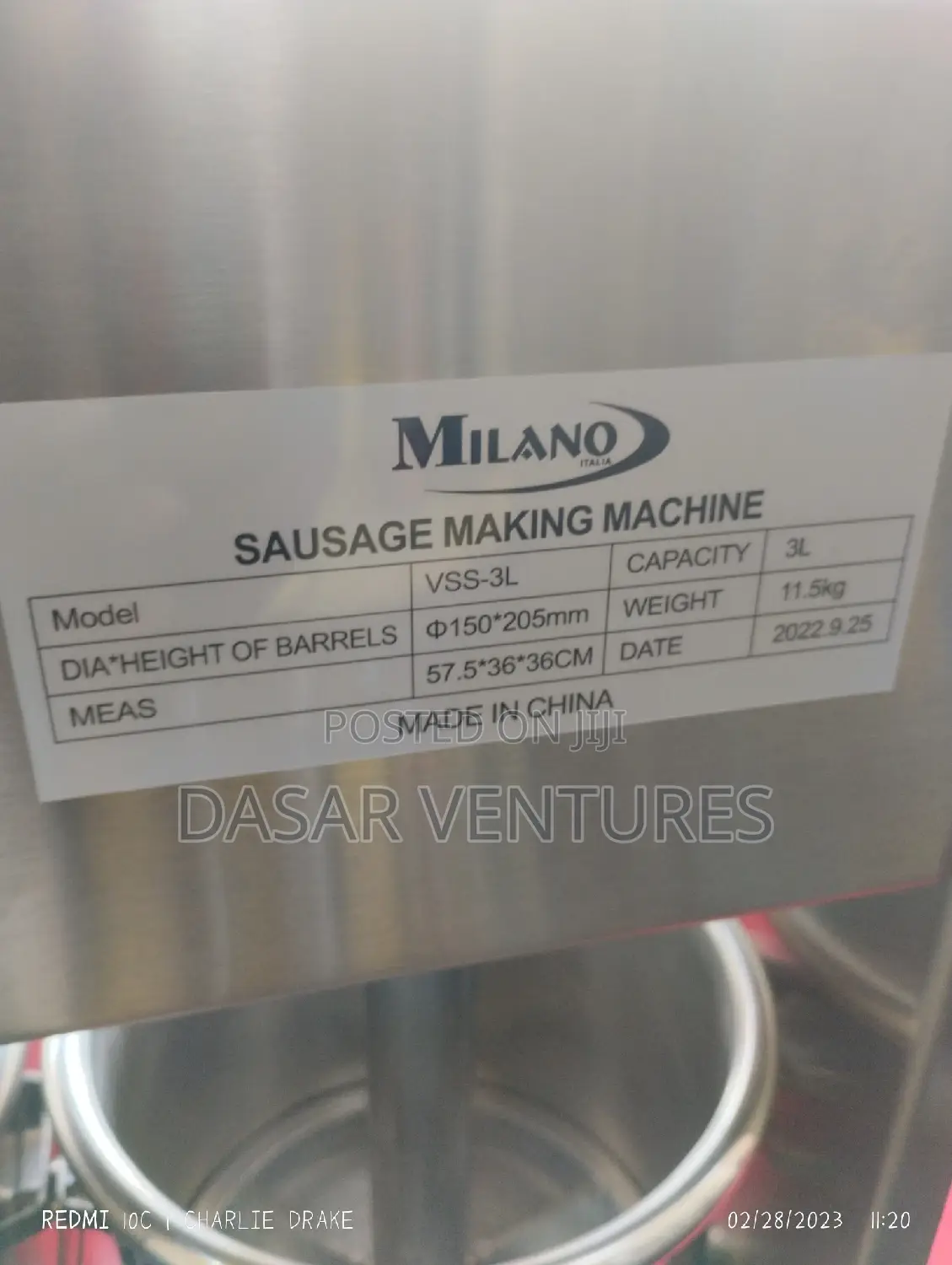 Meat Mincer 3litres