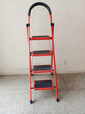 4 Steps Steel a Type Ladder Wide Steps