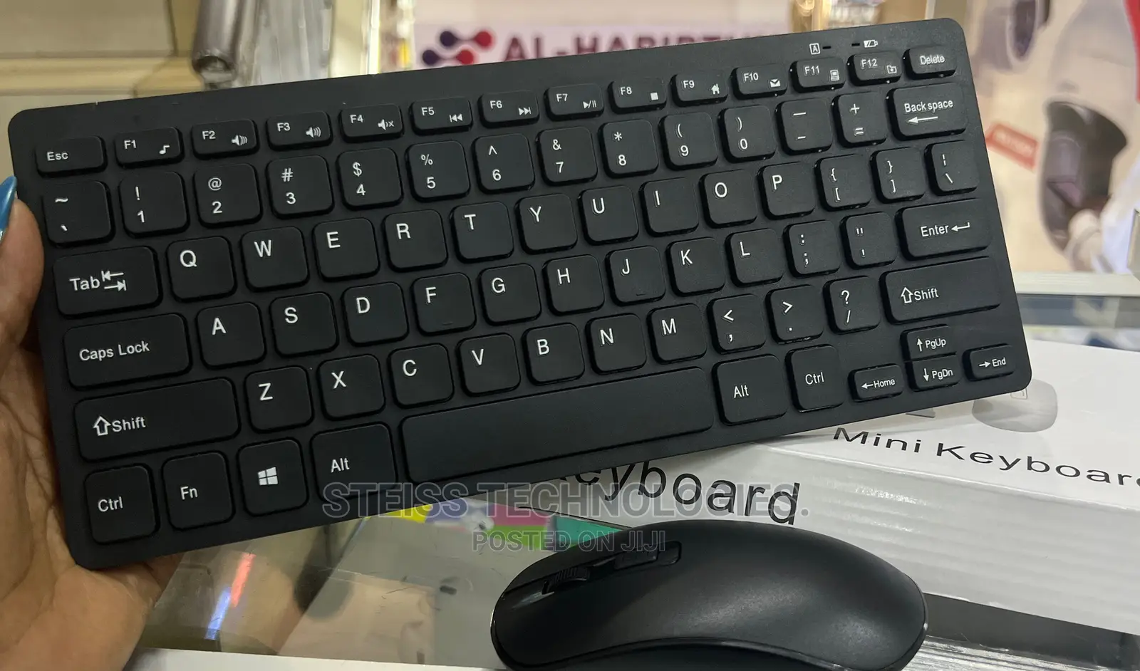 Wireless Mouse and Mini Keyboard 