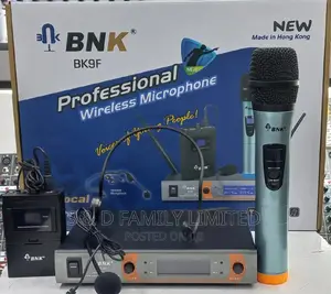 BNK BK9F 3 in 1 Professional Wireless Microphone