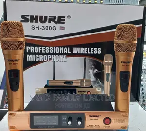 Shure SH 300G Professional Wireless Microphone