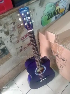 Violet Acoustic Guitar