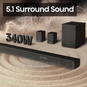 5.1ch Hisense 340w Soundbar.