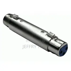 XLR Coupler 3 Pin Female to Female Microphone Cable Joiner C
