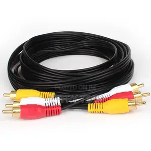 10 Metre Composite Cable Cord One 3 RCA to 3 RCA Video