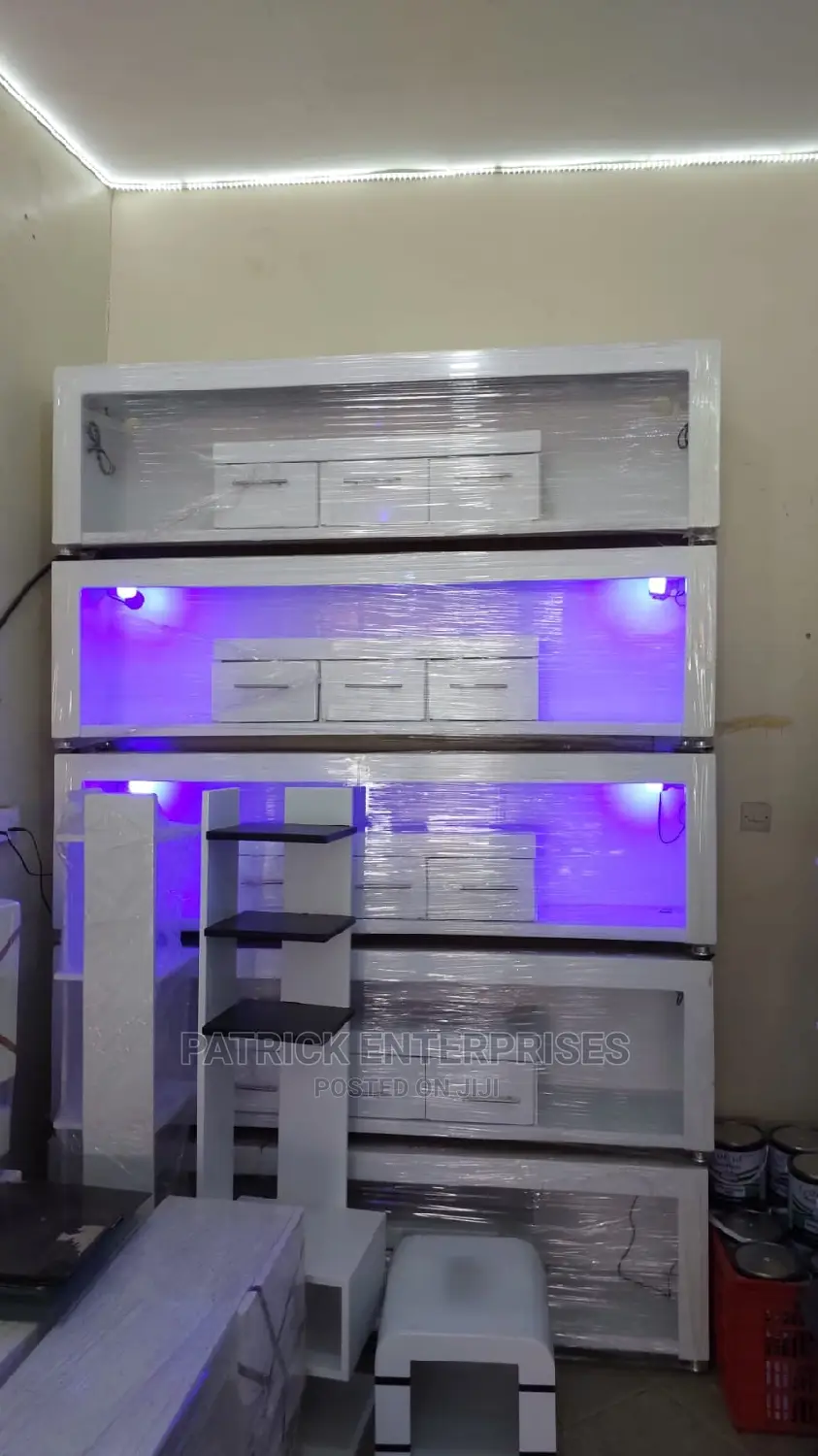 Morden TV Stands With LED Lights