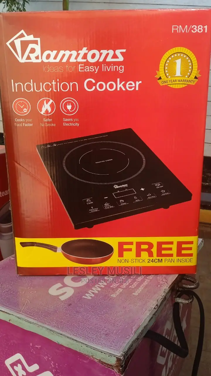 Ramtons RM/381 - Induction Cooker + Frypan - Black