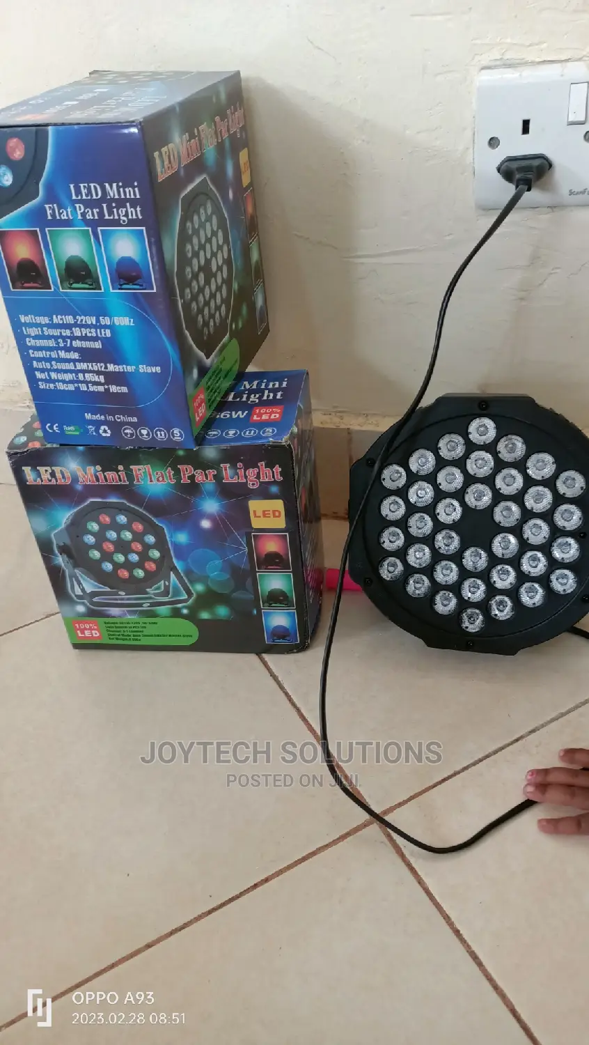 Led Mini Flat Par Light. Stage Lighting