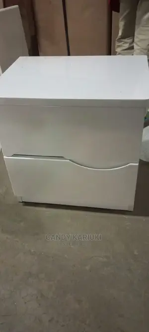 Smart White Bedside Drawers