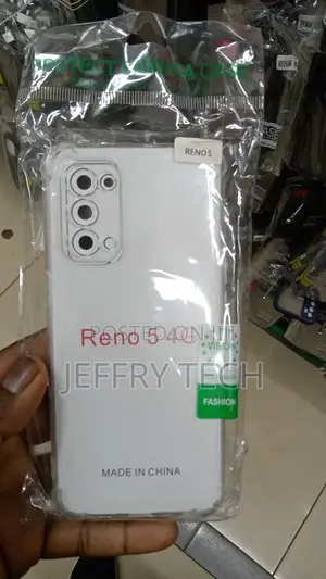 OPPO RENO 5 4G Clear Silicone Case - Transparent TPU Cover