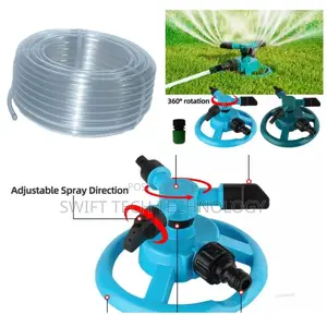 Hose Pipe With Water Sprinkler