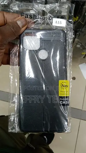 " OPPO A15 " Soft Case Autofocus Leather Softcase Auto Focus