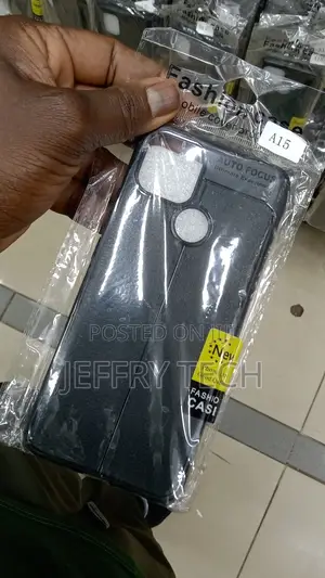 " OPPO A15 " Soft Case Autofocus Leather Softcase Auto Focus