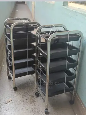 Chromed Beauty Salon Trolley