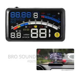 Car Speed Digital Meter Head Up Display via Obd