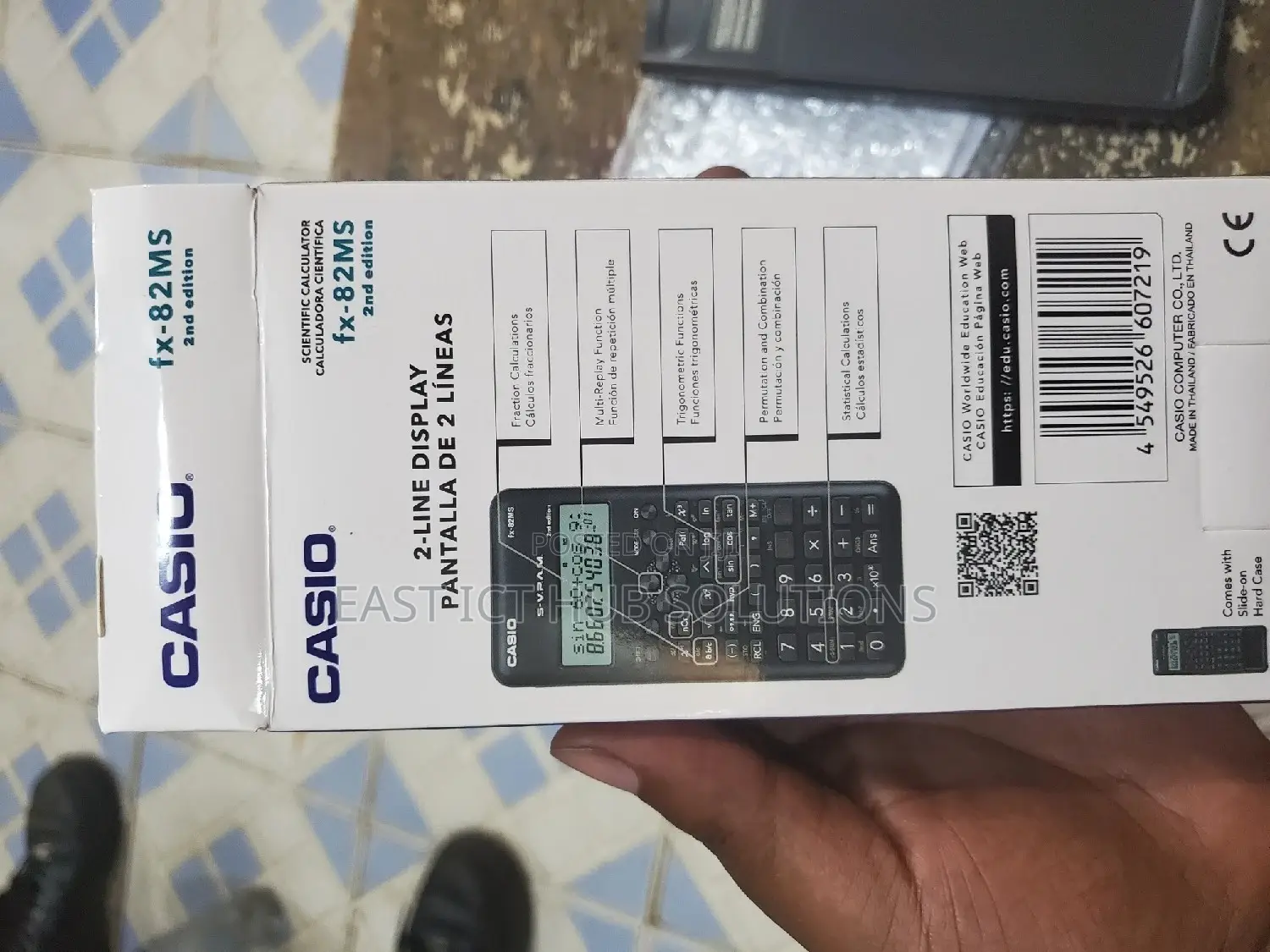 FX-82MS/2nd Edition Casio Calculator. High-School Authorized
