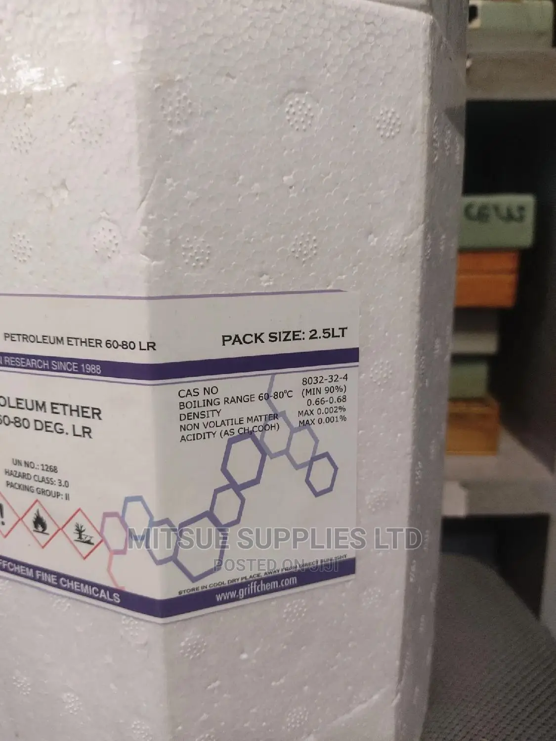 Petroleum Ether 60-80 2.5L