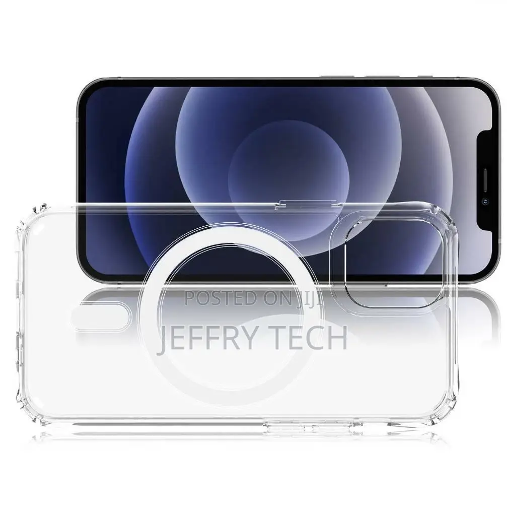 Magnetic Safe Back Clear Case for iPhone 12/Pro/Pro MAX/MINI