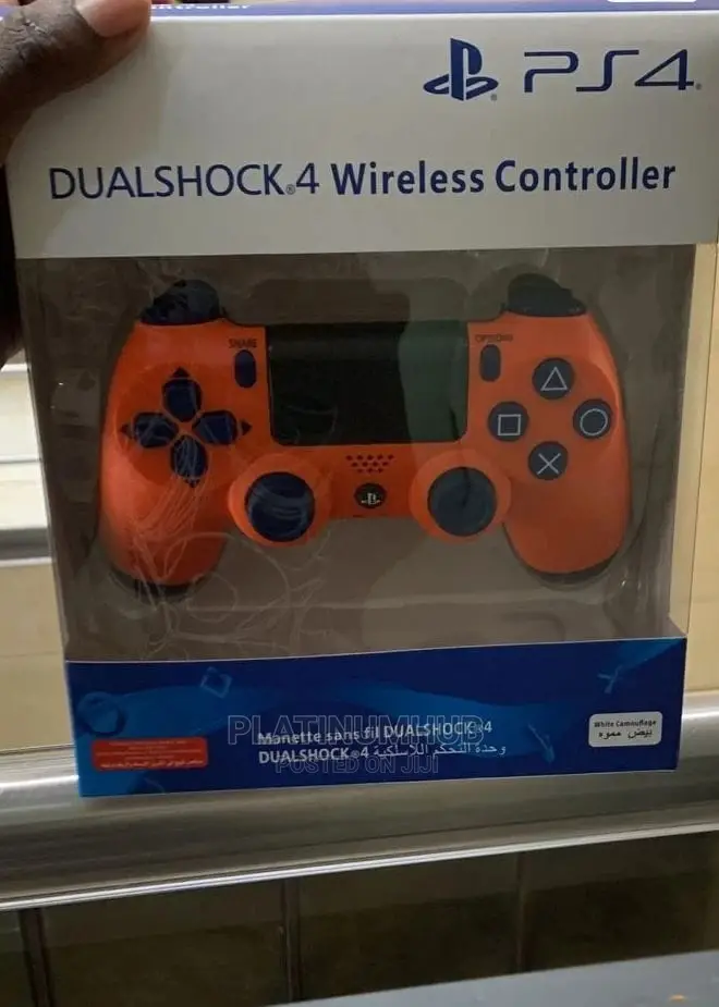 Orange Playstation 4 Game Controller