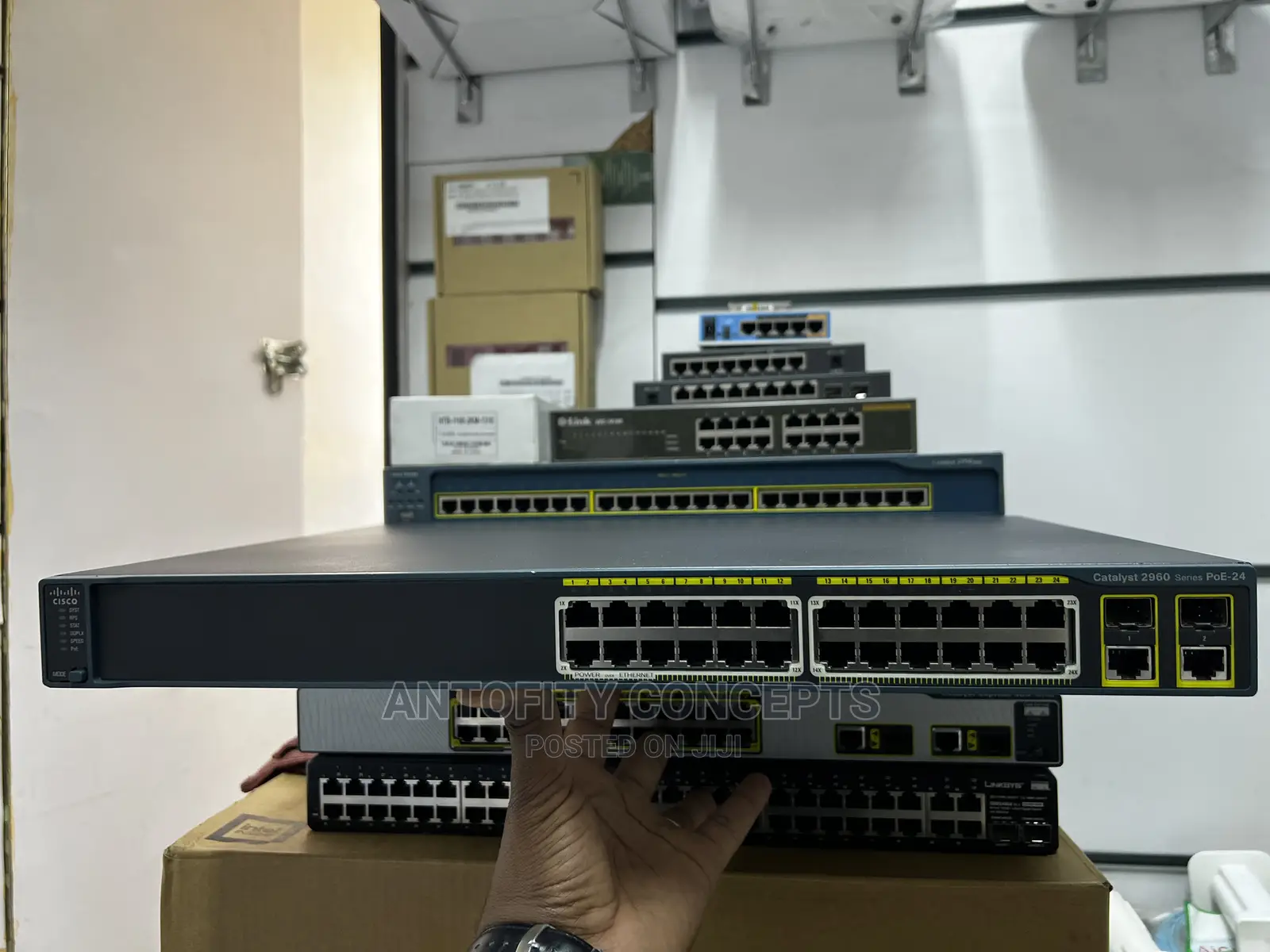 Cisco Catalyst 2960 24 Port Poe Ethernet Switch 2960-24pc/L