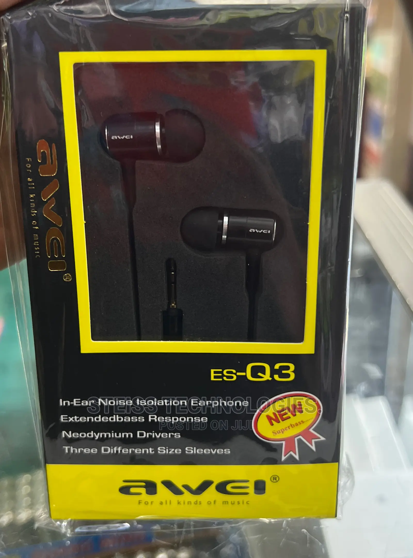 Awei Q3 Wired Headsets.