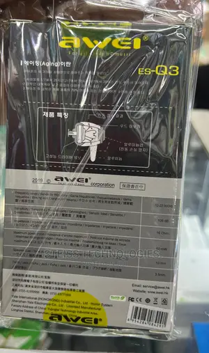 Awei Q3 Wired Headsets.