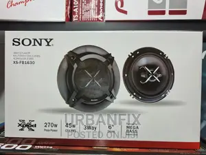 Sony 6 Inch Round 3 Way Midrange Speakers